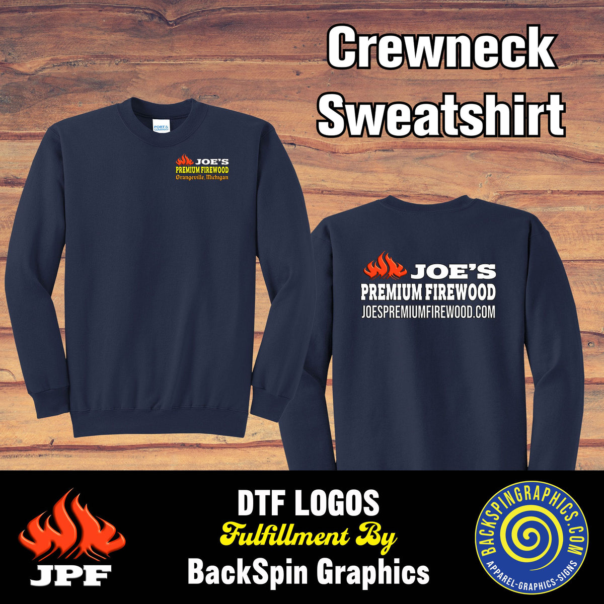 JPF OFFICIAL CREWNECK SWEATSHIRT