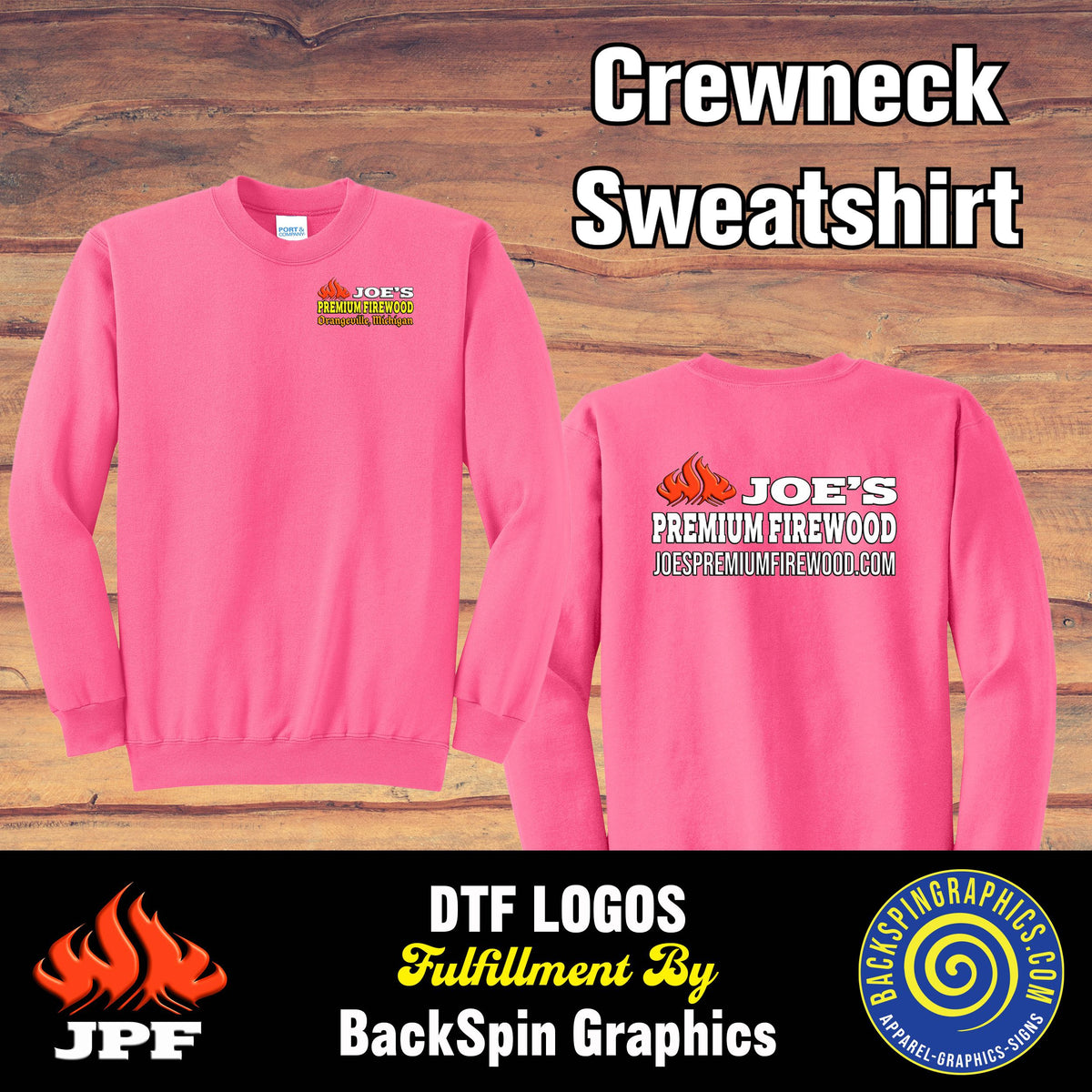JPF OFFICIAL CREWNECK SWEATSHIRT