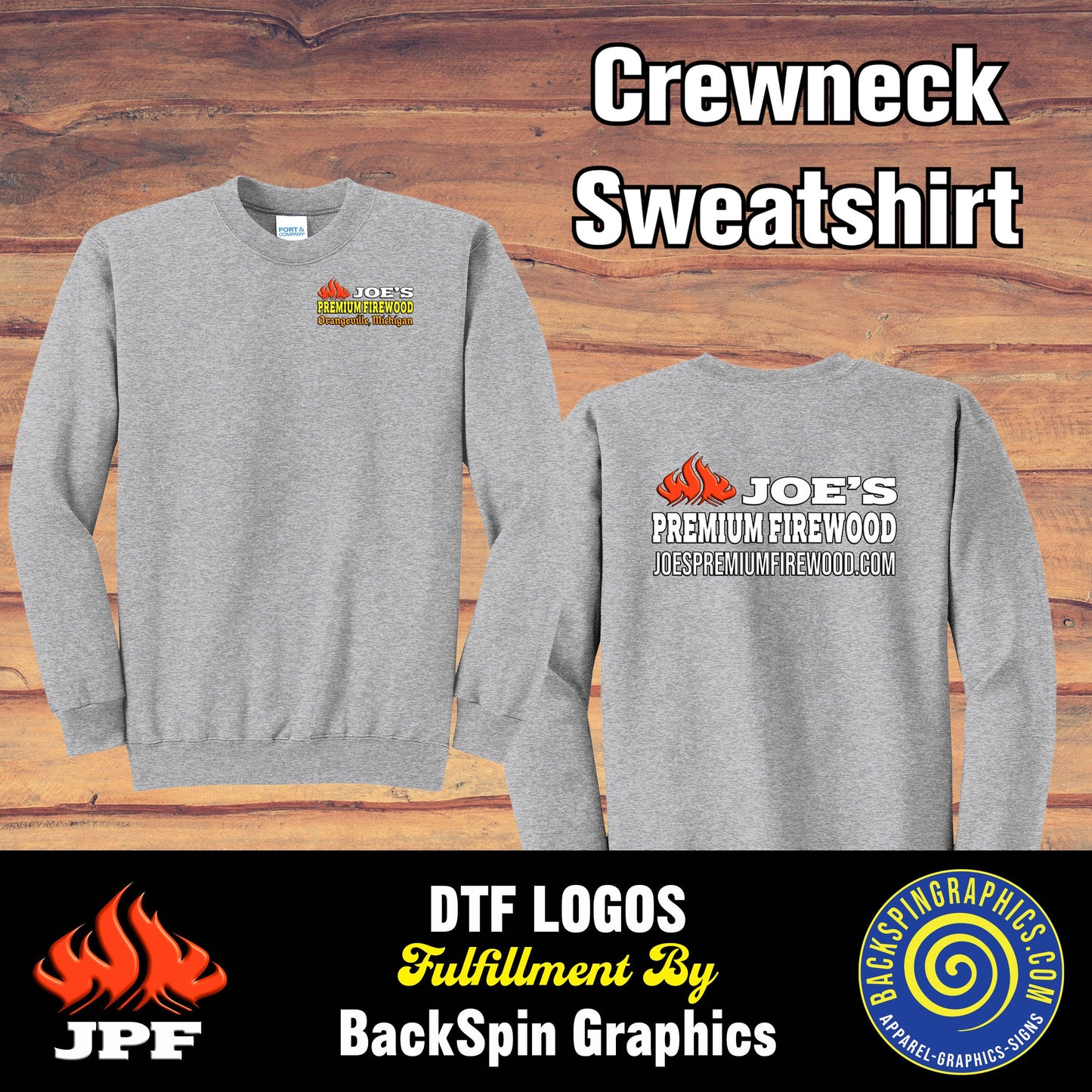 JPF OFFICIAL CREWNECK SWEATSHIRT