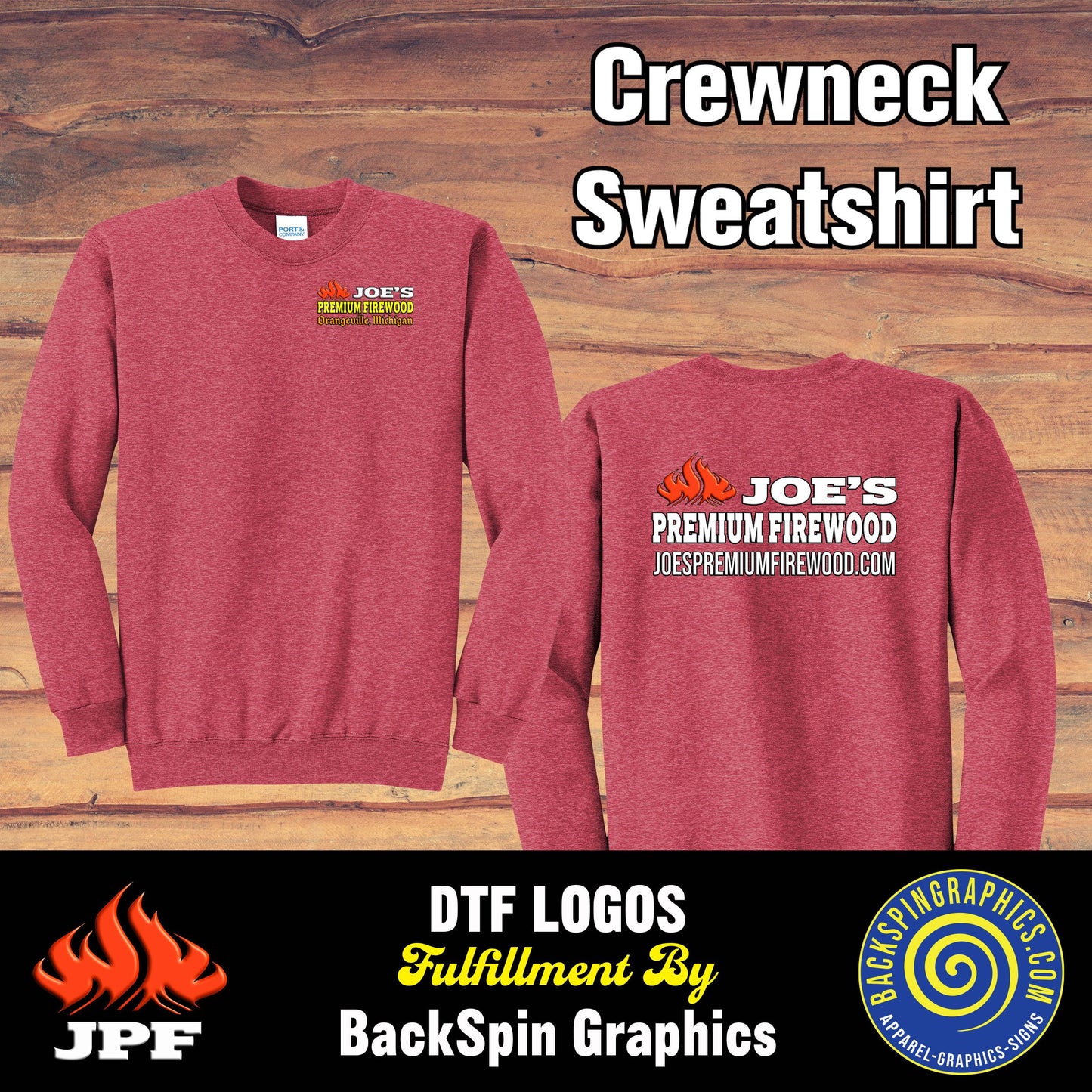 JPF OFFICIAL CREWNECK SWEATSHIRT
