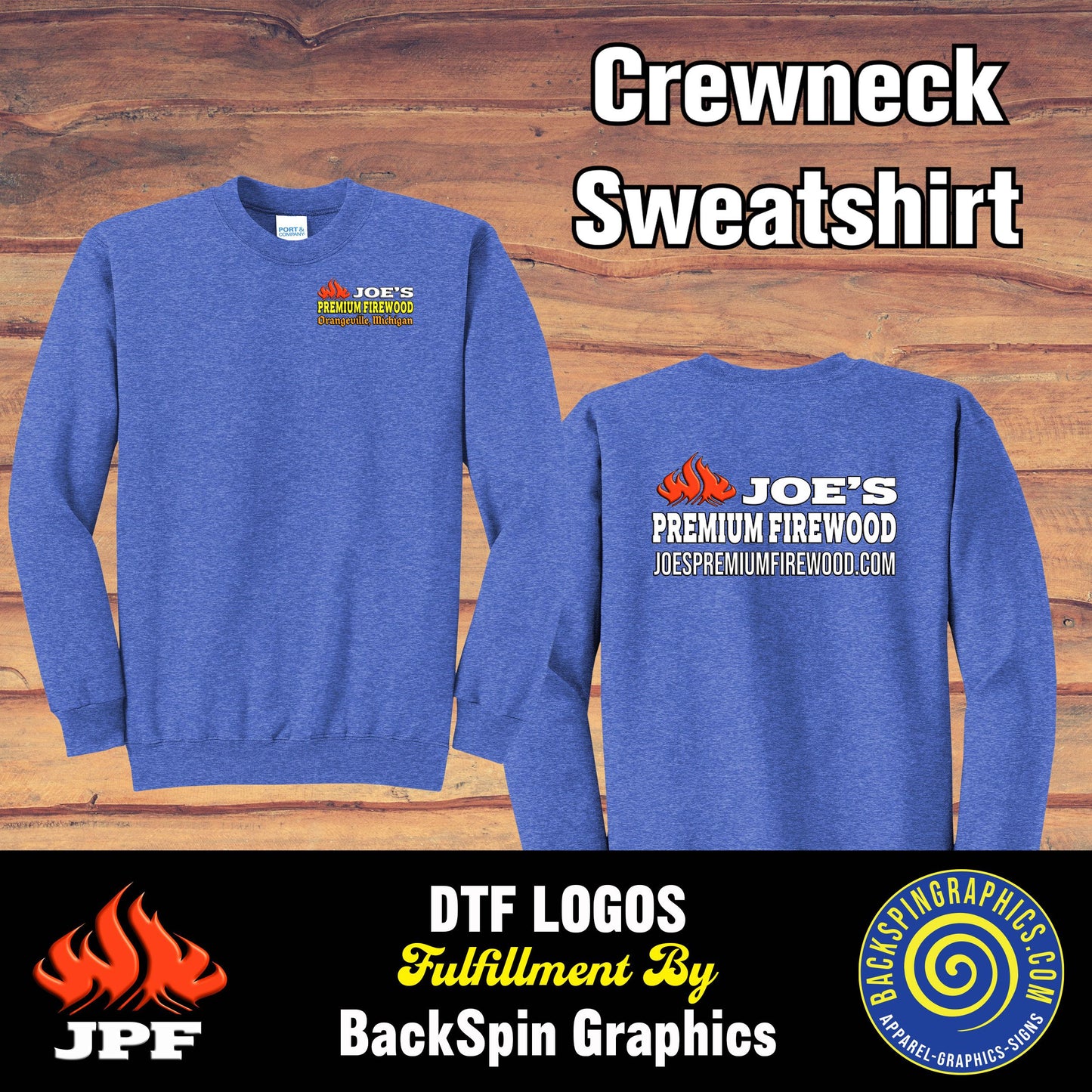 JPF OFFICIAL CREWNECK SWEATSHIRT