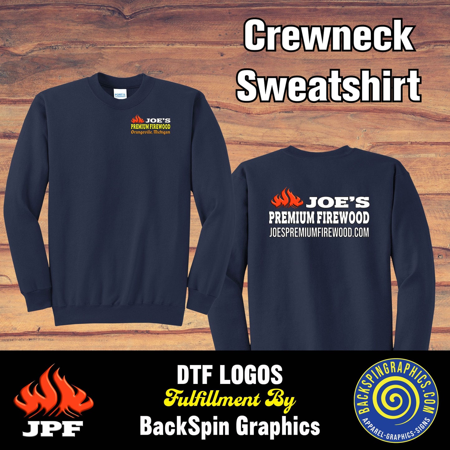 JPF OFFICIAL CREWNECK SWEATSHIRT