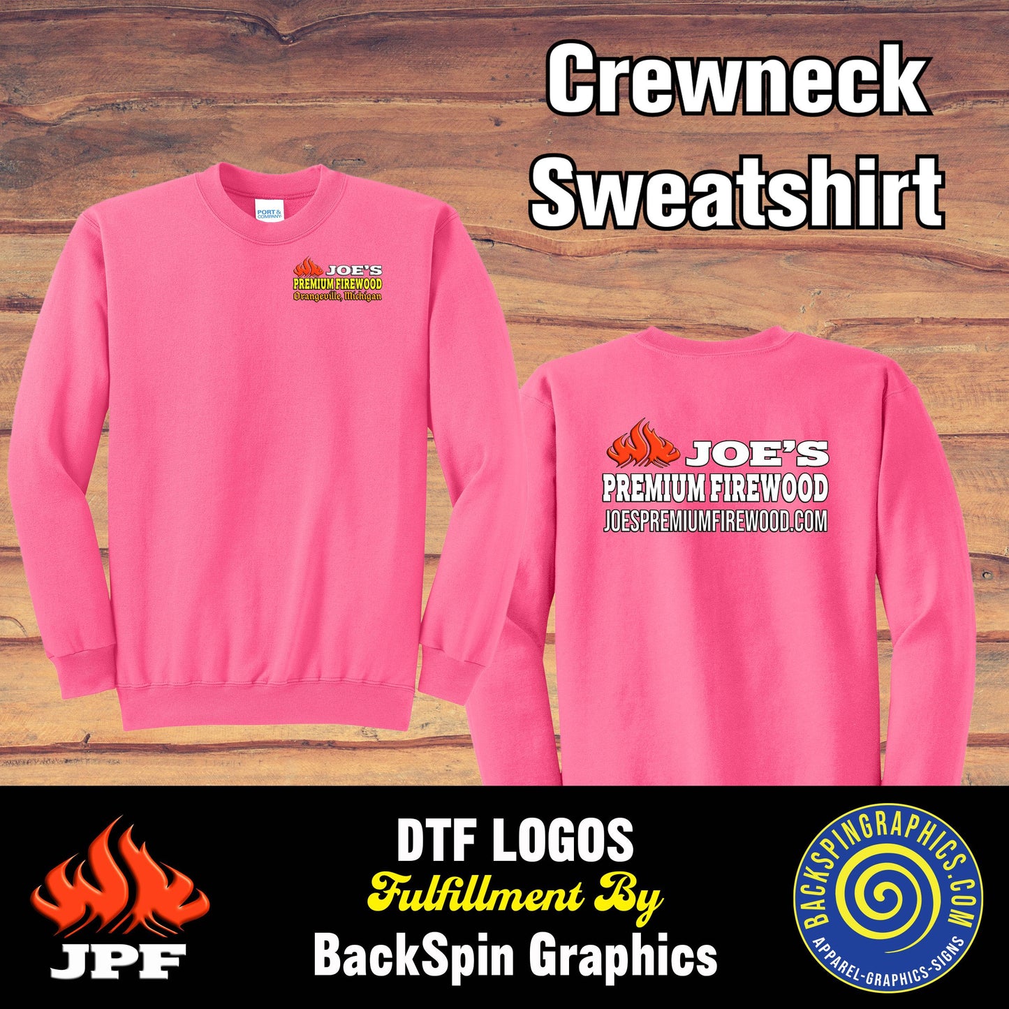 JPF OFFICIAL CREWNECK SWEATSHIRT