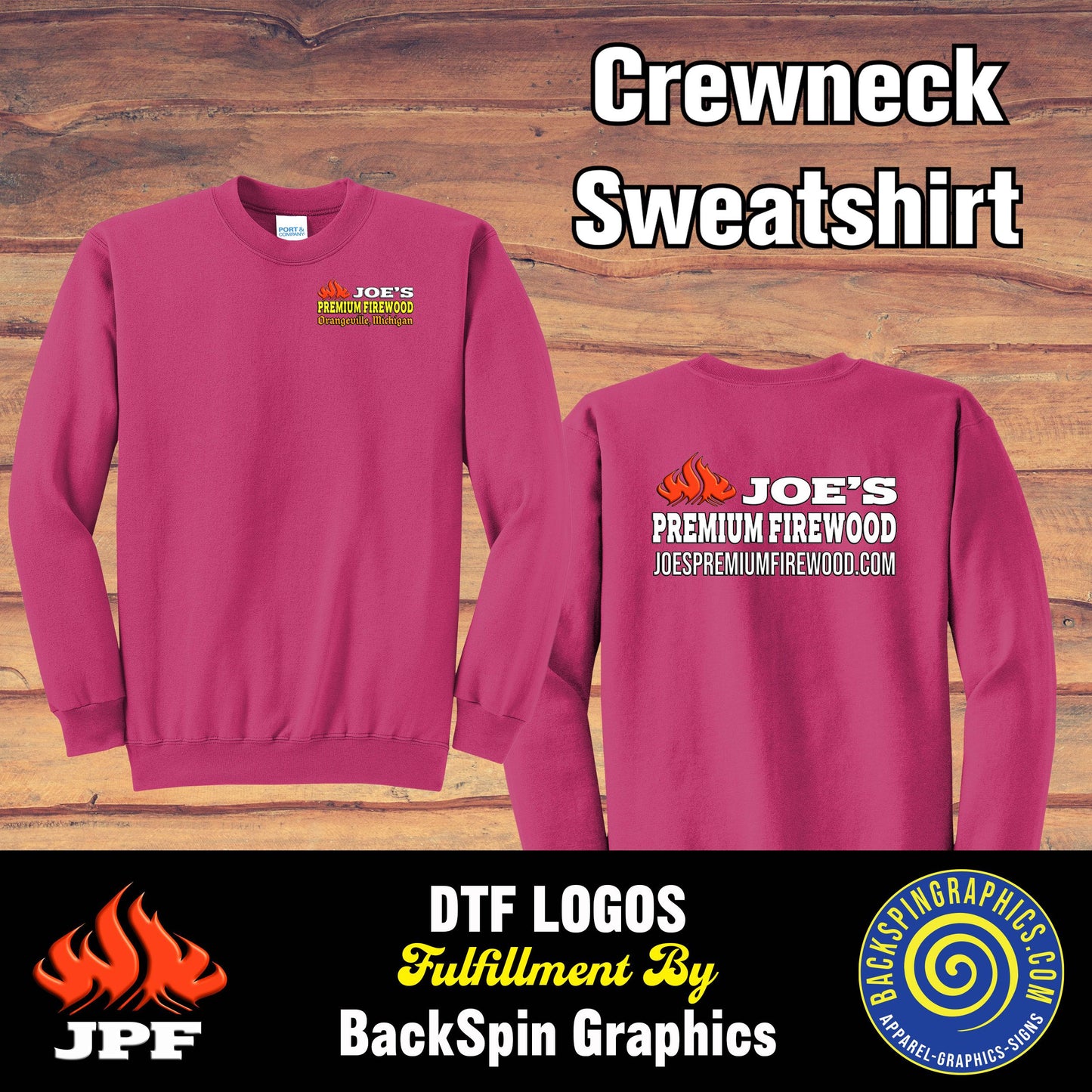 JPF OFFICIAL CREWNECK SWEATSHIRT